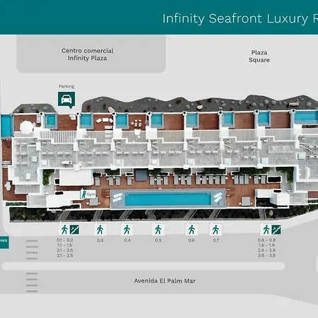 Infinity 1-6 Luxe Sea View 2b * Эль-Пальмар